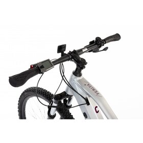 Horské elektrokolo CANULL FERITA+ mid 630Wh silver 16" - 2