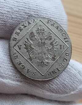 Stříbrný 7 Krejcar 1802 C František II. Top stav - 2