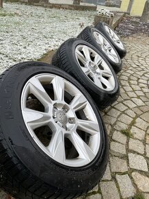 4x Alu disky 8x17 Audi Allroad 5x112 ET26, vč zimních pneu. - 2