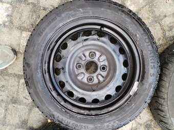 Aygo C1 PEUGEOT 107 disky 4x100 +155/65/14 ZIMA - 2