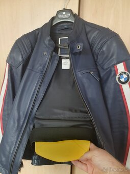 BMW pánská kožená bunda M s pátéřákem - 2