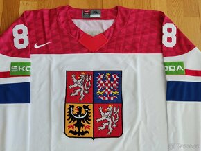 Hokejový dres Česko MS 2024- Pastrnak - úplne nový, nenosený - 2