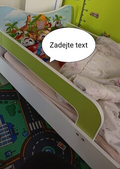 Dětská postel + matrace a noční stolek - 2