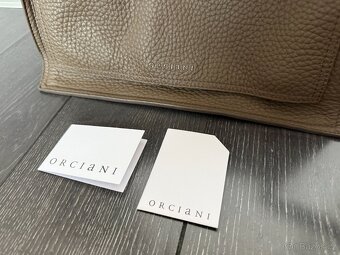 Kožená italská kabelka ORCIANI Borsa Pillow, PC 12 800,- - 2
