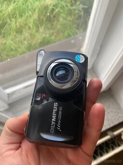 OLYMPUS mju ZOOM 105 - plně funkční + baterie,poutko - 2