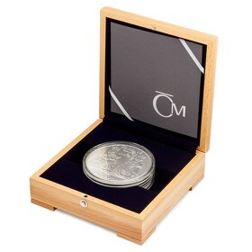 Stříbrná tří kilogramová mince Karel IV - Manžel a otec - 2