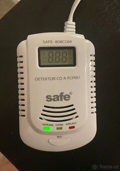 Detektor plynu kombinovaný SAFE808COM - 2