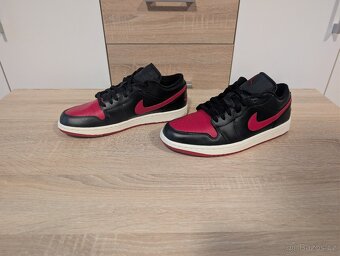 Nike Air Jordan 1 Low Black/Red vel. 43 NOVÉ - 2