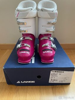 dívčí juniorské lyžařské boty Lange - velikost 23,5 - 2