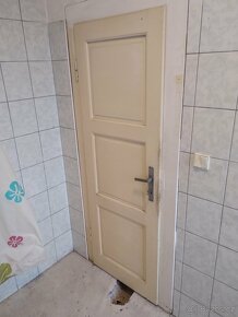 staré dveře 70L, obložky, dřevěné - 2