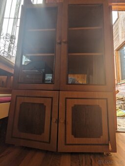 Krásná RETRO výkladní skříň (skleník) / obývací stěna - 2