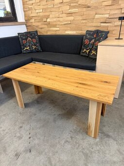 Konferenční stolek dub masiv - 2