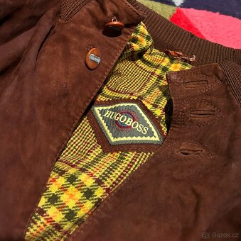 HUGO BOSS PÁNSKÁ KOŽÁRNA- KABÁT-BUNDA 100% LEATHER XL-XXL - 2