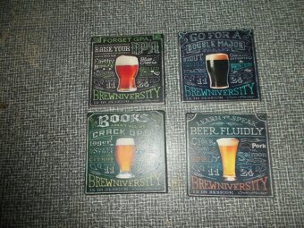 Pivní keramické tácky - 2