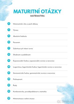 Maturitní otázky matematika - 2