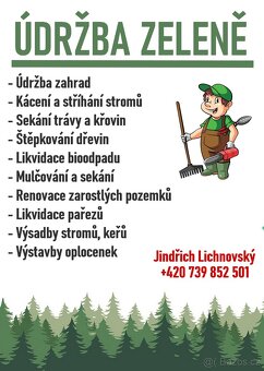 Údržba zeleně - Kácení, Mulčování, Renovace pozemku - 2