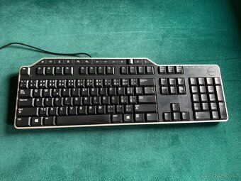 Dell klávesnice KB522 multimediální USB CZ černá/stříbrná - 2