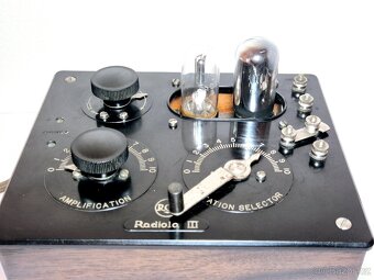 Rádio R.C.A Radiola III. typ RI, 1924, USA, New York - 2