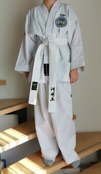 dobok - oblek na taekwondo vel. 140 - 2