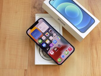 APPLE iPhone 12 64GB Blue - ZÁRUKA - TOP STAV - 100%BATERIE - 2