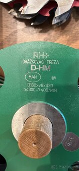 Čepovací/drážkovací frézy RH+ 180x8x30 - 2