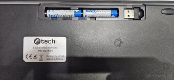 bezdrátová klávesnice s touchpadem C-TECH WLTK-01 - 2
