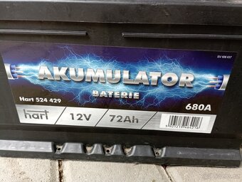 Autobaterie 12V 72Ah 680A - 2
