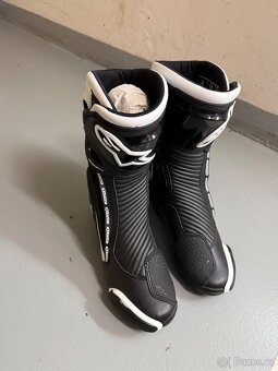 ALPINESTARS SMX PLUS V2, vel. 42, černo-bílé - 2