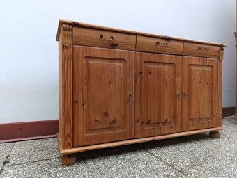 Rustikální komoda, nábytek z masívu - 2
