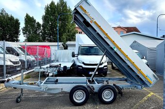 3.5t Přívěs hydr. sklopný do 3 stran + pachtová nástavba - 2