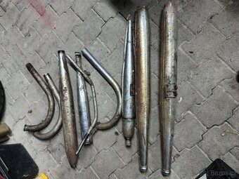 Výfuky, kolena Jawa ČZ - 2