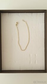 Zlatý náramek 18,5 cm - 2