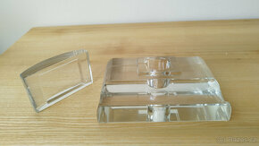 Skleněný kalamář se skleněným víčkem - 2