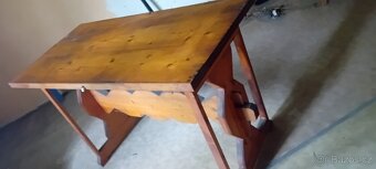 Selský starožitný stůl - 2