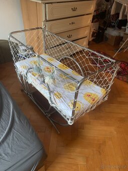 Trubková kolébka, dětská postýlka - 2