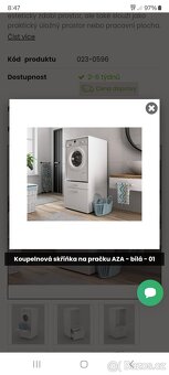 Koupelnová skřínka na pračku NOVÁ - 2