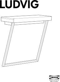 Výsuvný stolek IKEA Ludvig (801.378.67) - 2