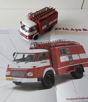 Avia A30 DA 12 hasiči, de Agostini požární vůz - 2