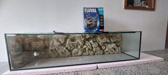 Akvárium 200 x 50 x50 cm + vnější filtr Fluval 405 ZAMLUVENO - 2