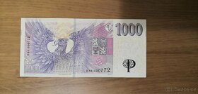1000 KČ s přítiskem - 2