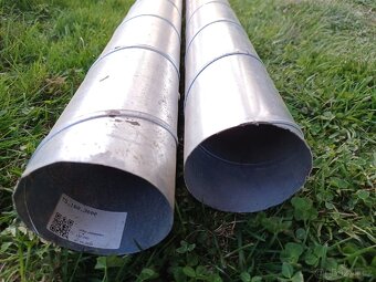 Kovové pevné potrubí Ø 100 mm, 3m a 1,15m - 2