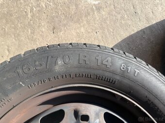 165/70 R14 Sada plechových kol Škoda/Seat/VW 4 kusy - 2