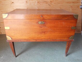 Stolek s úložným prostorem biedermeier - 2