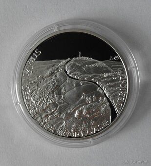 Sada 5 ks stříbrných medailí Strážci českých hor. - 2