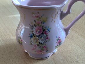 Hrnek růžový porcelán - 2