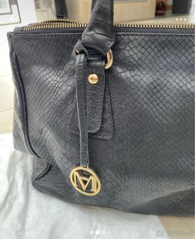 Černá kožená dámská kabelka Marella - 2