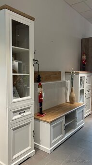 Obývací sestava – bílá / dub - 2