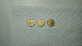 1 Kčs r. 1964, 3 mince UNC - 2