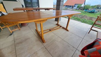 Teakový stůl 200-260/100 - 2