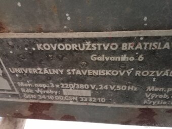 Prodám stavební rozvaděč přenosný - 2